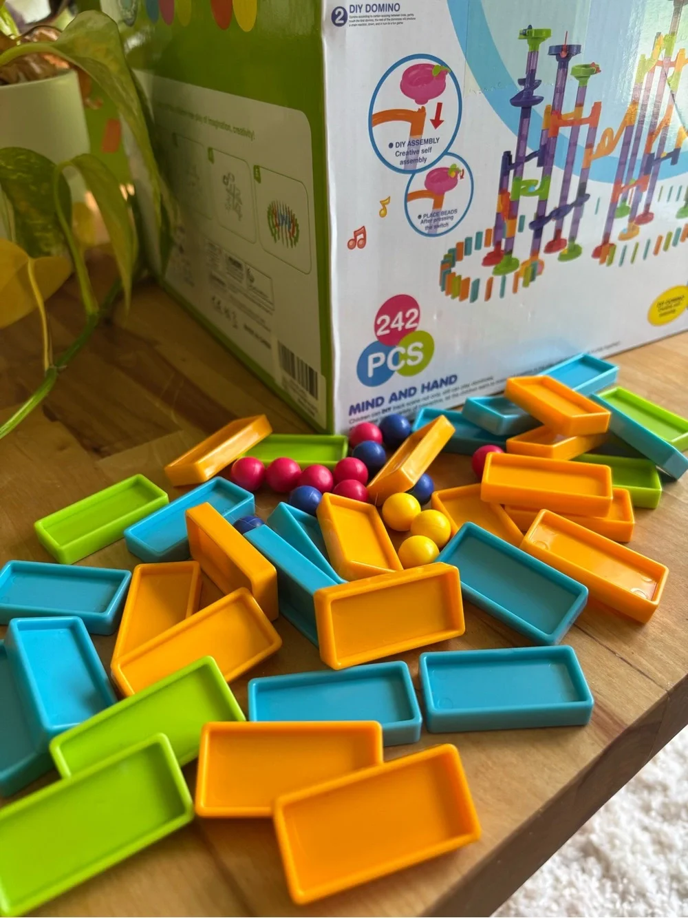 3D Maze Ball Domino Kids Toy - Multicolor